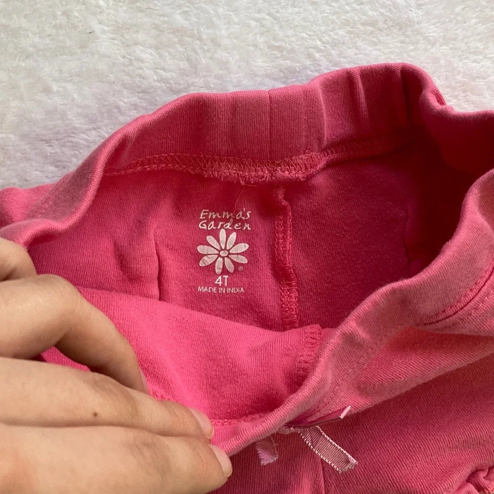 Pink Ruffle Kids Shorts - Picture 3 of 4